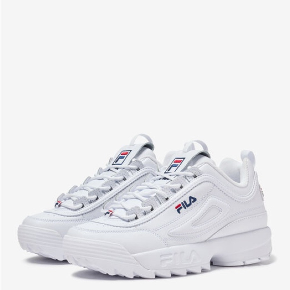 Fila Women’s Disruptor 2 Premium Classic White Sneakers